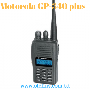 Motorola GP-340 plus two away Long Distance Frequency Walkie Talkies