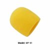 Yellow-Color-Windscreen-Microphone-Foam-Cover
